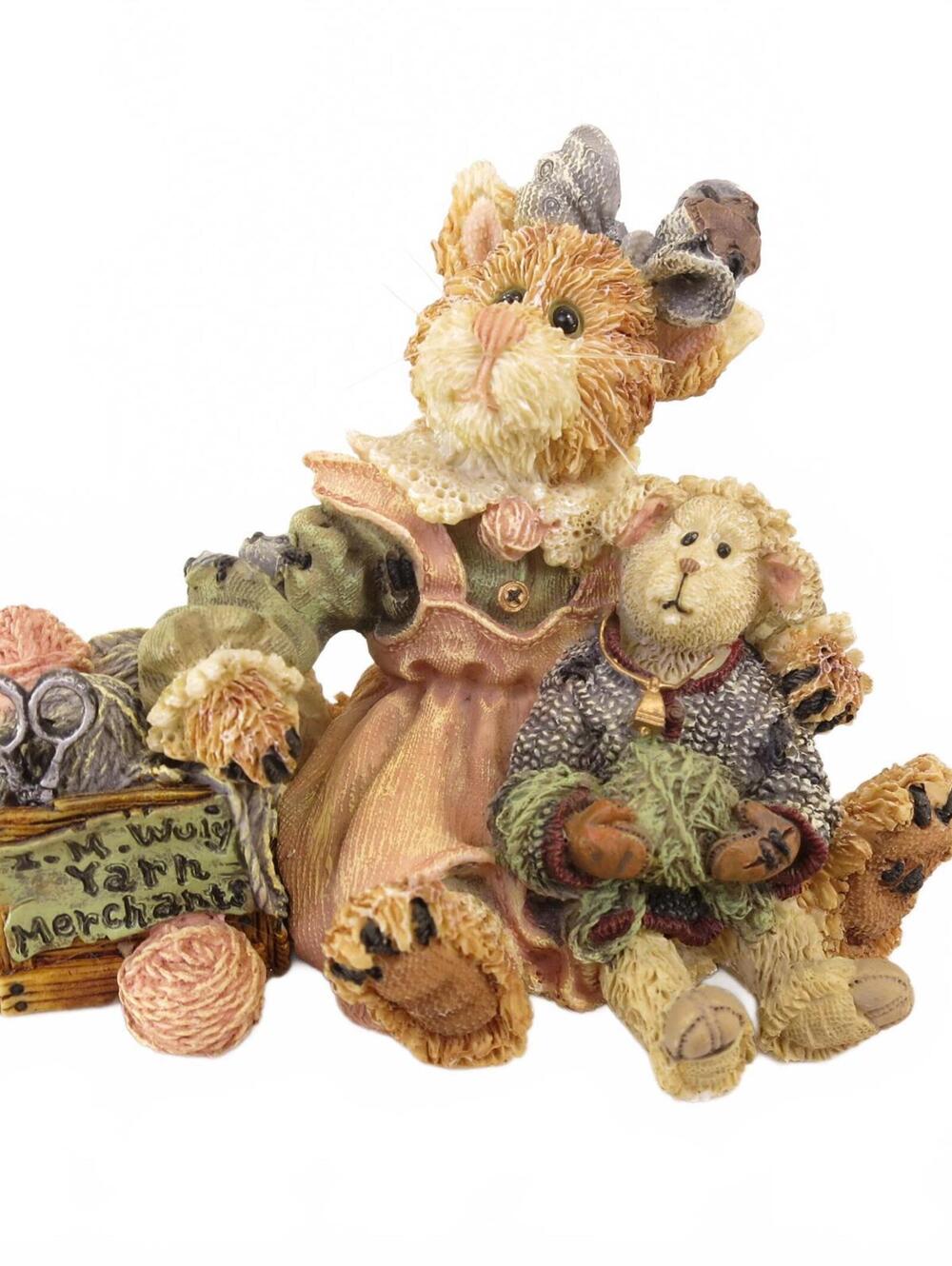 Boyds Friends Cat The Purrstone Clawdette Fuzzface Wuly Yarn Merchants 371002